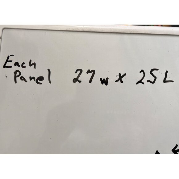 Lace Kitchen Cream & Blue Curtain Valance 27"W X 25"L Hearts Flowers Design - Picture 5 of 7